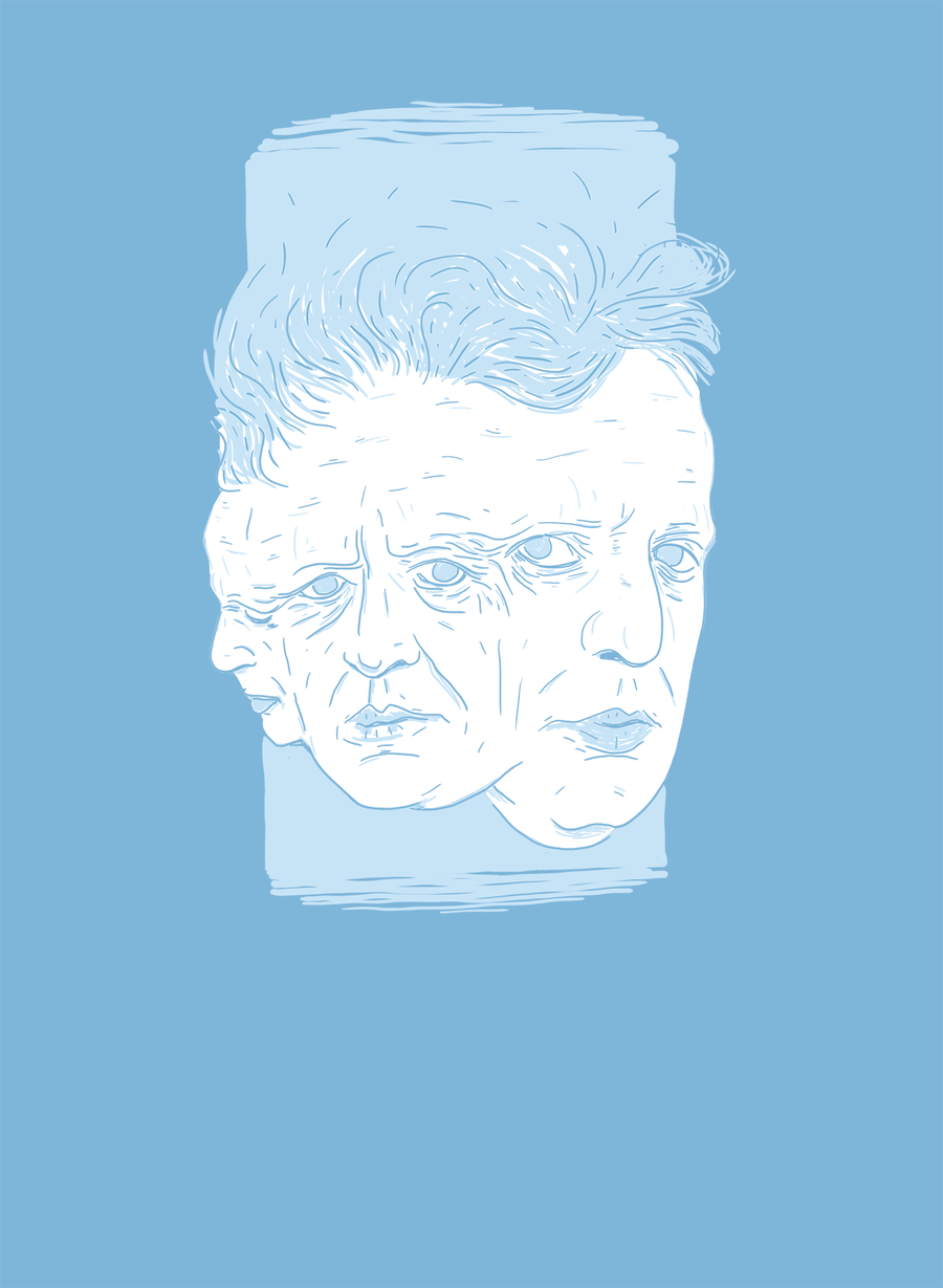 Illustration consacrée à Ernst Cassirer et aux formes symboliques par Christian May